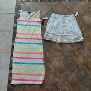 Bundle of 2 new Dress and skirt size S